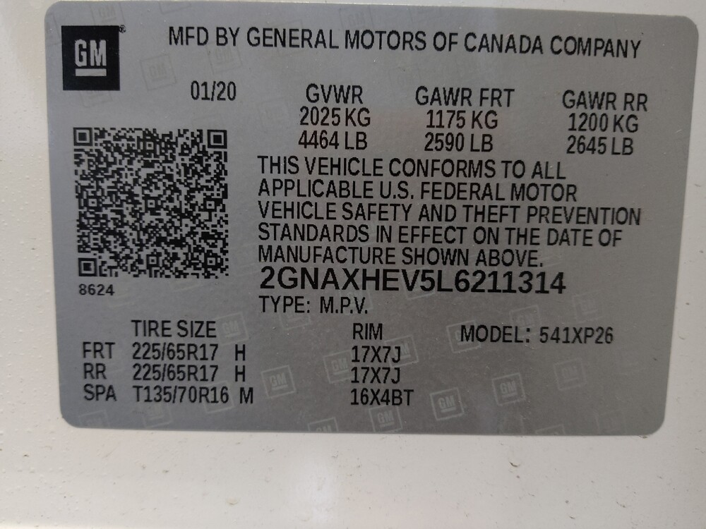 2020 Chevrolet Equinox in Mesa, AZ 85210 - 18120540 33