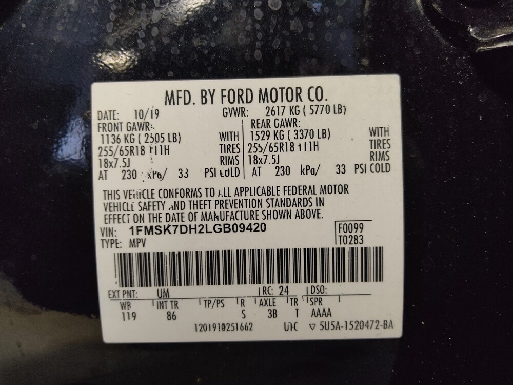 2020 Ford Explorer in Tallahassee, FL 32304 - 18120549 33