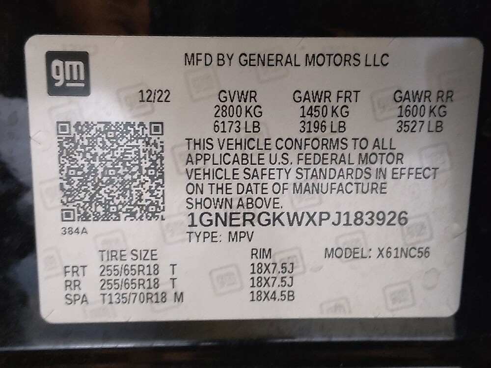 2023 Chevrolet Traverse in Mobile, AL 36606 - 18120563 33