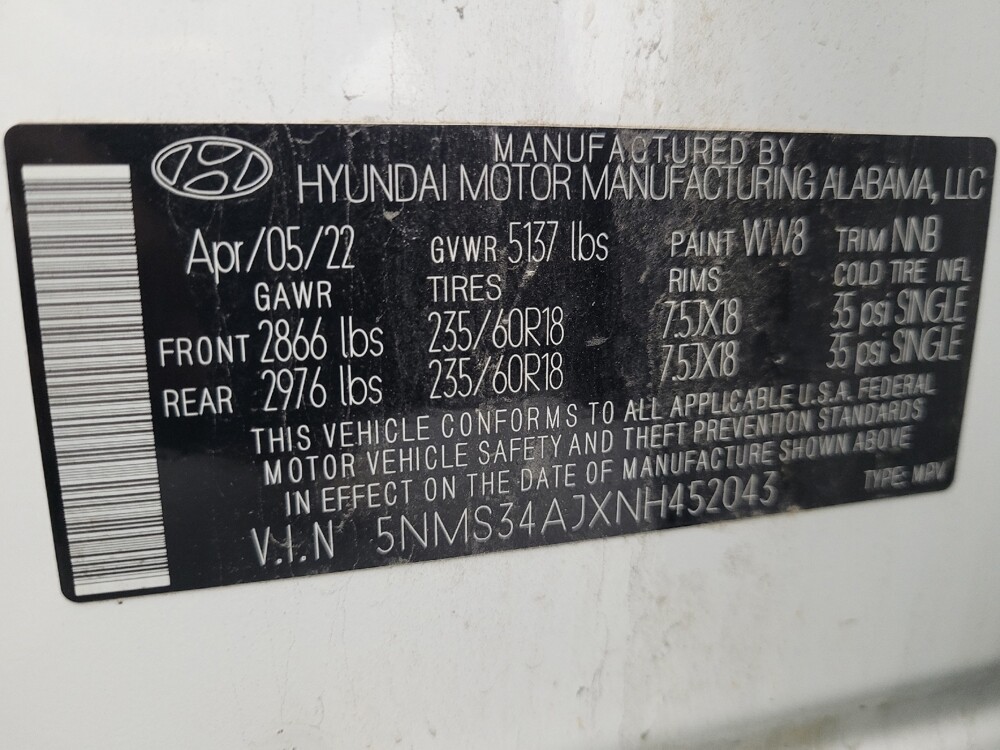 2022 Hyundai Santa Fe in Memphis, TN 38115 - 18120566 33