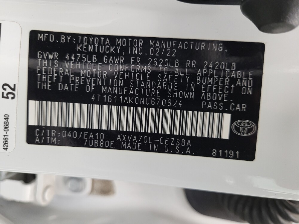 2022 Toyota Camry in Las Vegas, NV 89102 - 18120579 33