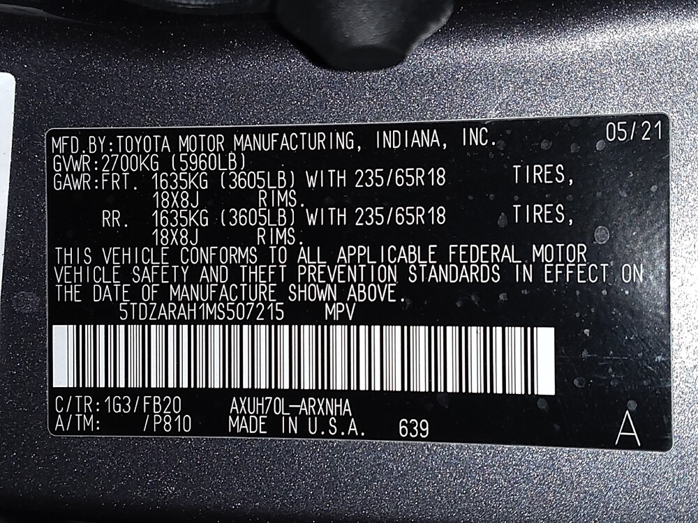 2021 Toyota Highlander in Marietta, GA 30062 - 18120584 33