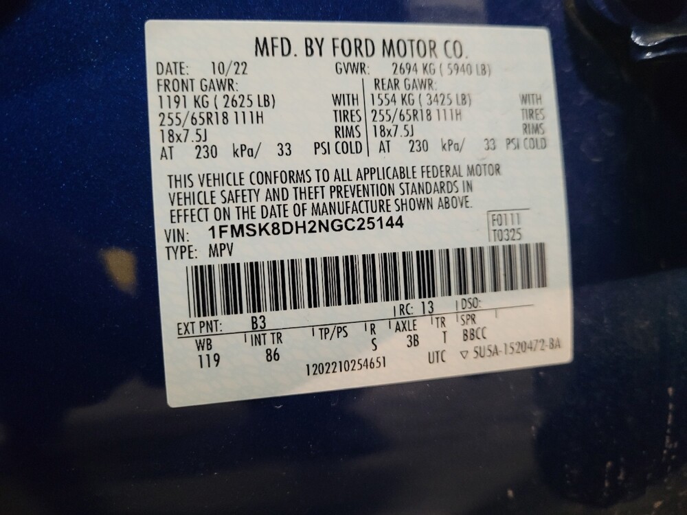 2022 Ford Explorer in Henrico, VA 23223 - 18120586 33