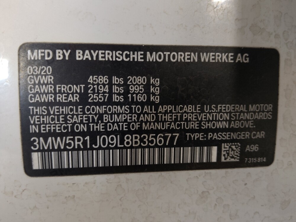 2020 BMW 330i in Orlando, FL 32808 - 18120597 33