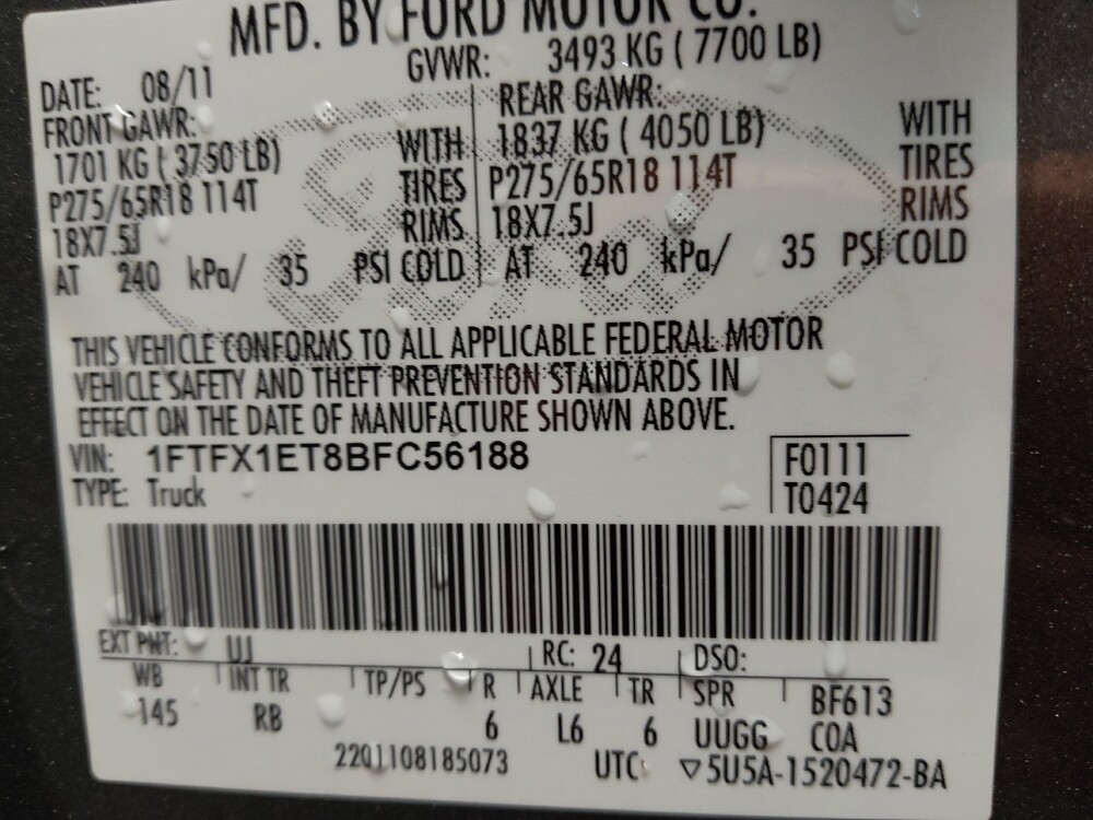 2011 Ford F150 in Raleigh, NC 27604 - 18120602 33