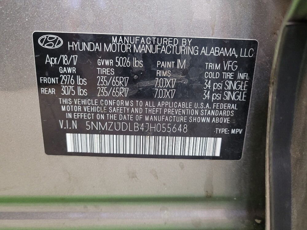 2018 Hyundai Santa Fe in Maple Heights, OH 44137 - 18120665 33