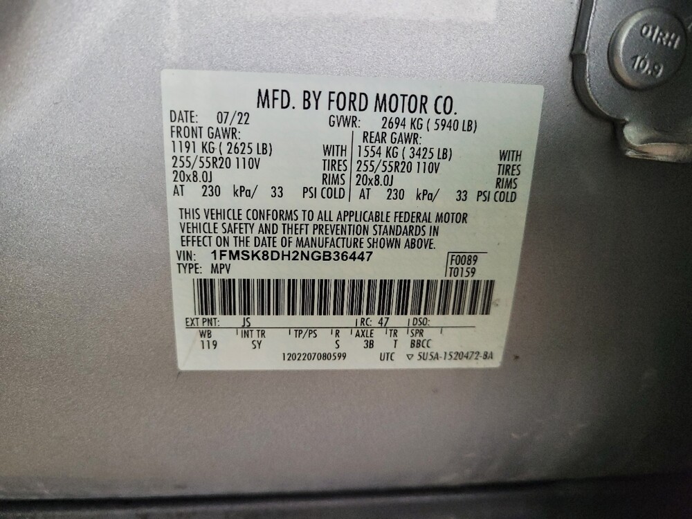 2022 Ford Explorer in Toledo, OH 43617 - 18120672 33