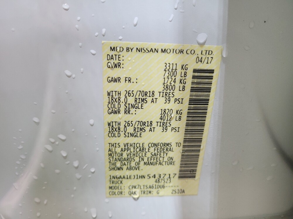 2017 Nissan Titan in Miamisburg, OH 45342 - 18120680 33