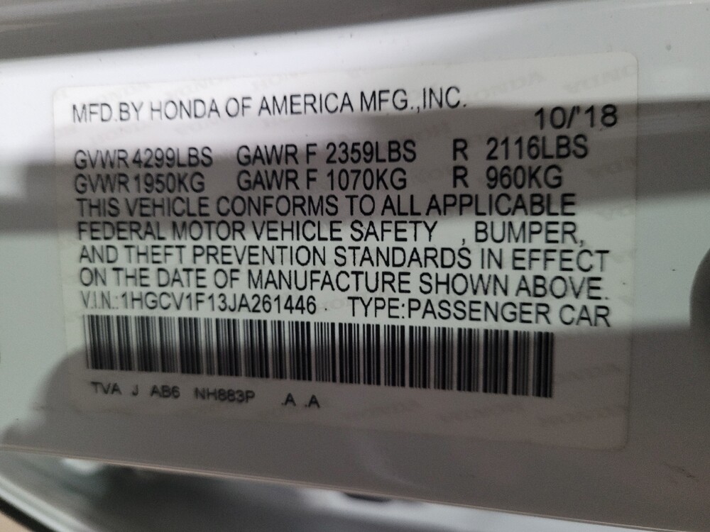 2018 Honda Accord in Plymouth Meeting, PA 19462 - 18120696 33