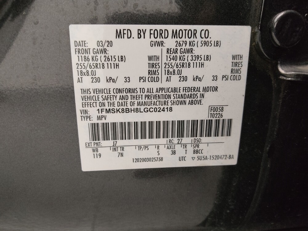 2020 Ford Explorer in Springfield, MO 65807 - 18120709 33