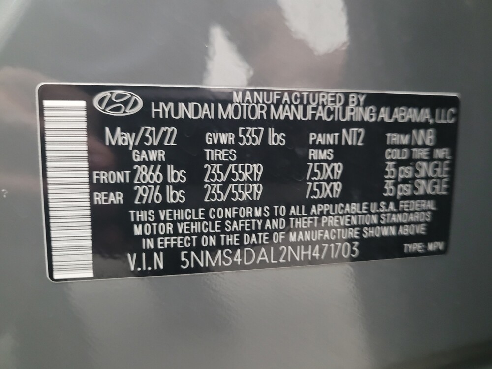 2022 Hyundai Santa Fe in Grand Rapids, MI 49508 - 18120725 33