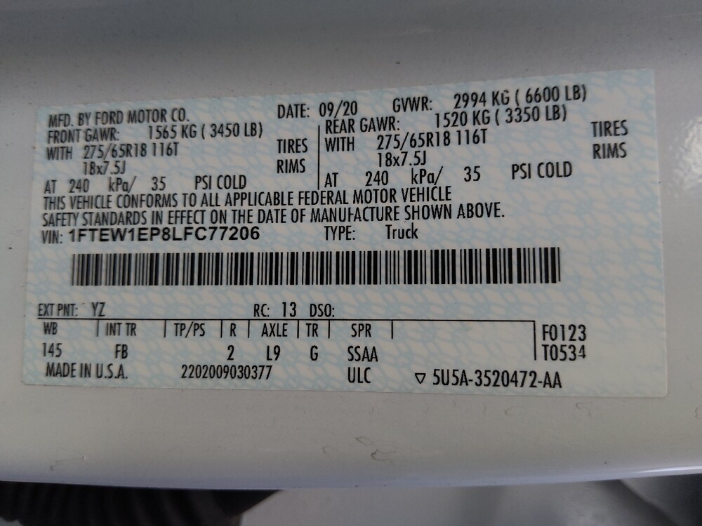 2020 Ford F150 in Orlando, FL 32808 - 18120726 33