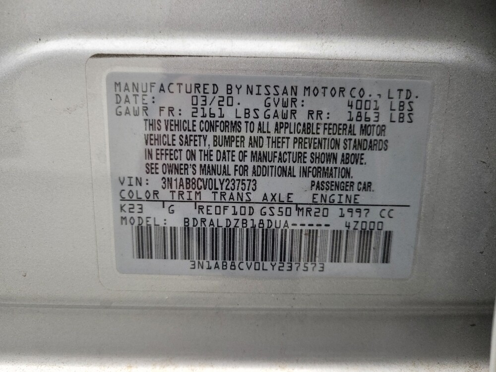 2020 Nissan Sentra in Eastpointe, MI 48021 - 18120731 33