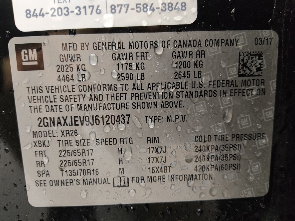 2018 Chevrolet Equinox in St. Louis, MO 63136 - 18120737 33