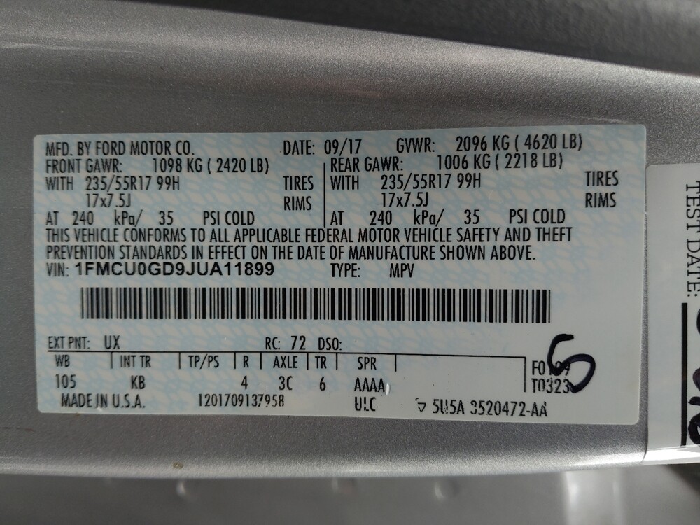 2018 Ford Escape in Marietta, GA 30062 - 18120741 33