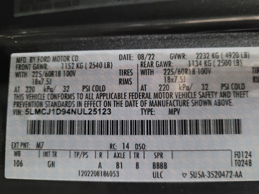 2022 Lincoln Corsair in Chesapeake, VA 23320 - 18120762 33