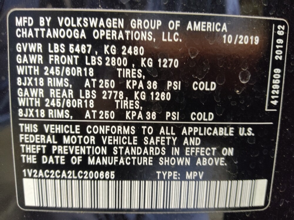 2020 Volkswagen Atlas in Chandler, AZ 85225 - 18120787 33