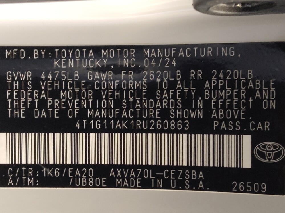 2024 Toyota Camry in Tyler, TX 75701 - 18120790 33