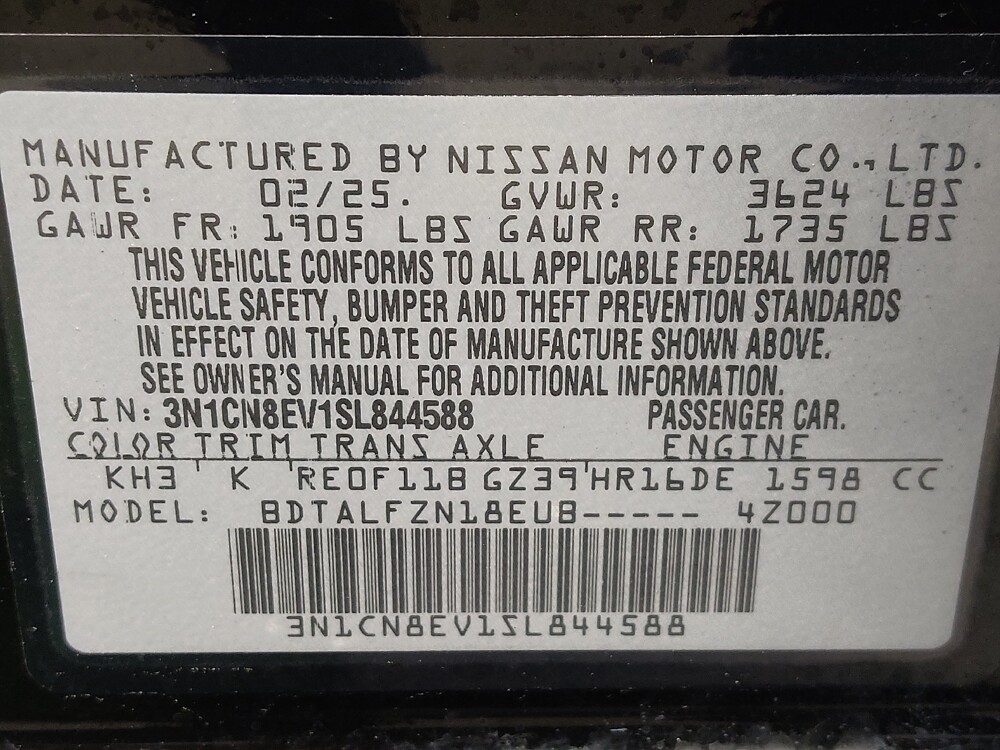 2025 Nissan Versa in Houston, TX 77074 - 18120791 33