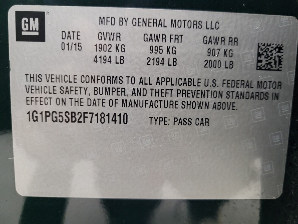 2015 Chevrolet Cruze in Madison, TN 37115 - 18120800 33