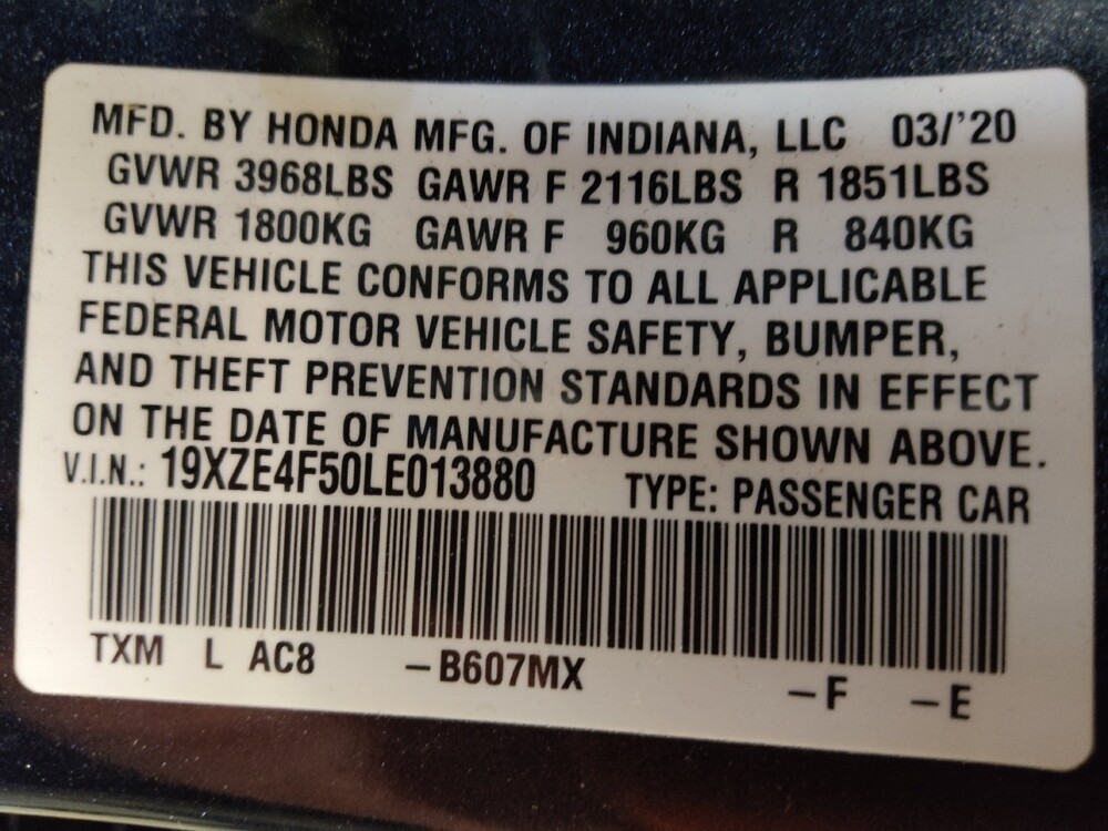 2020 Honda Insight in Raleigh, NC 27604 - 18120801 33