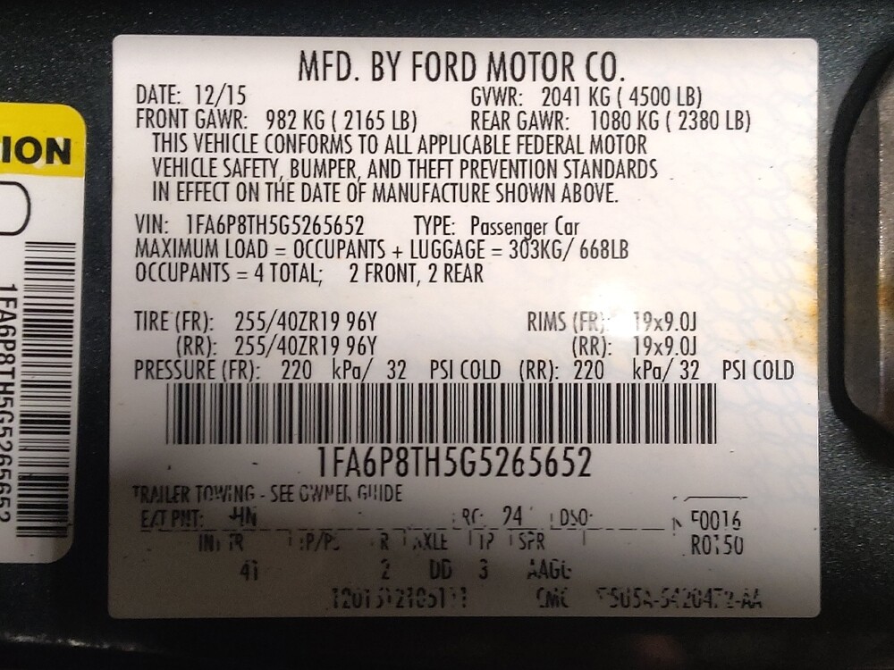 2016 Ford Mustang in Hialeah, FL 33014 - 18120804 33