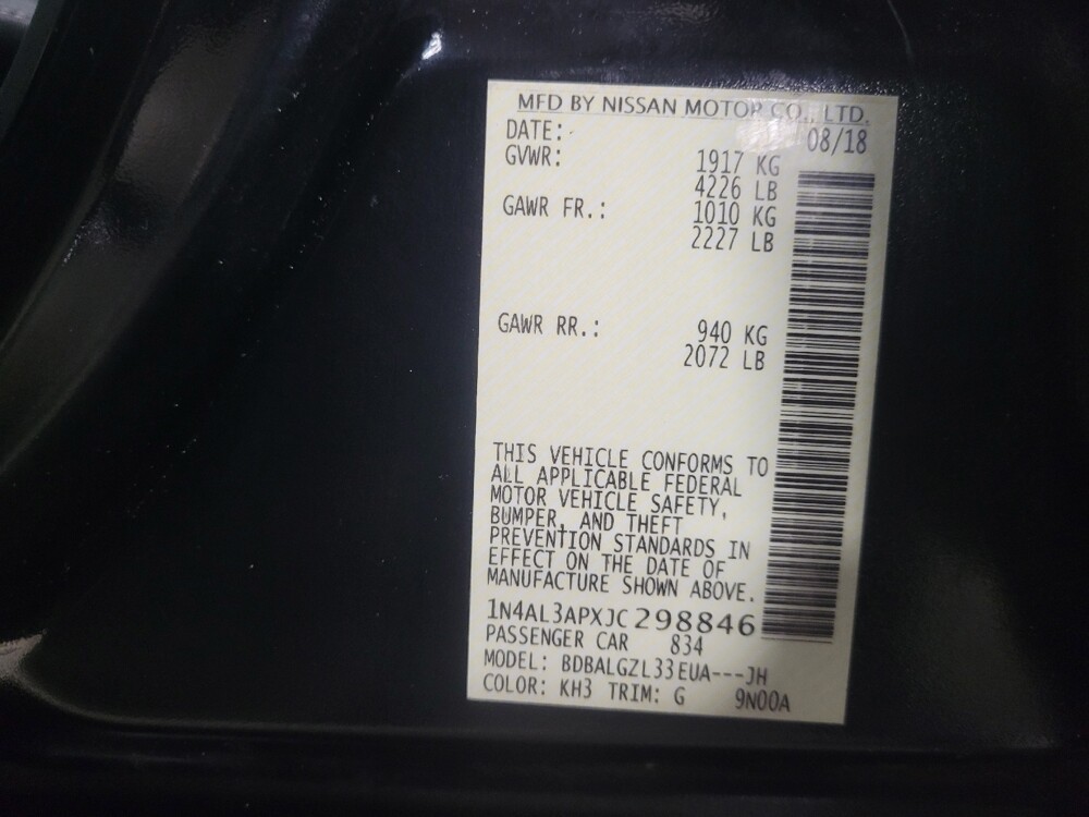 2018 Nissan Altima in Macon, GA 31210 - 18120825 33