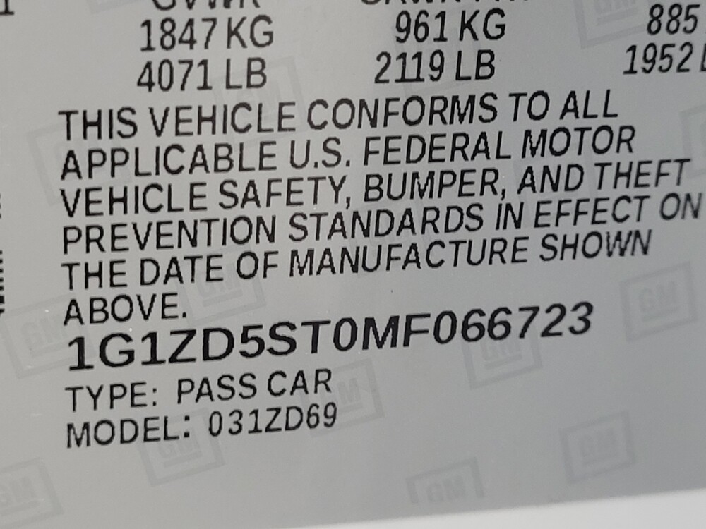 2021 Chevrolet Malibu in Las Vegas, NV 89102 - 18120845 33