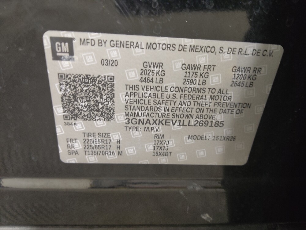 2020 Chevrolet Equinox in Midlothian, IL 60445 - 18120846 33