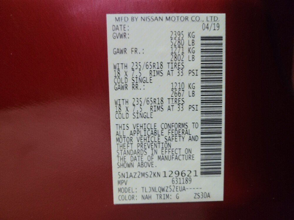 2019 Nissan Murano in Cincinnati, OH 45255 - 18120857 33