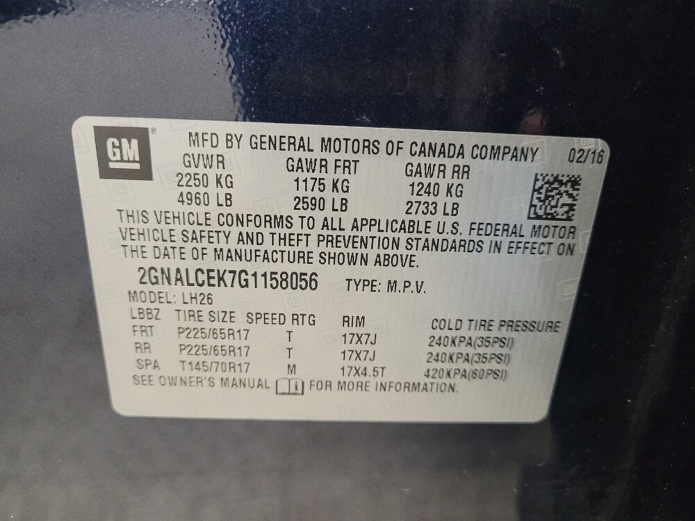 2016 Chevrolet Equinox in Grand Rapids, MI 49508 - 18120865 33