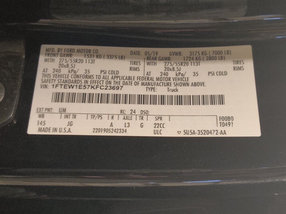 2019 Ford F150 in Jacksonville, FL 32225 - 18120873 33