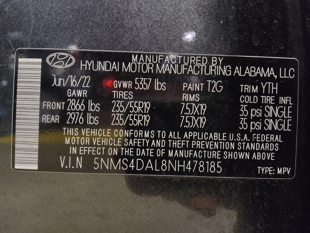 2022 Hyundai Santa Fe in West Palm Beach, FL 33409 - 18120902 33