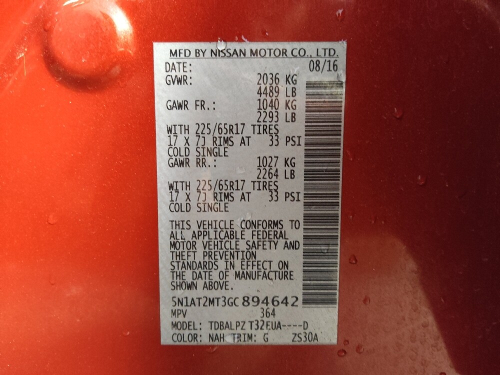 2016 Nissan Rogue in Wilmington, NC 28405 - 18120927 33