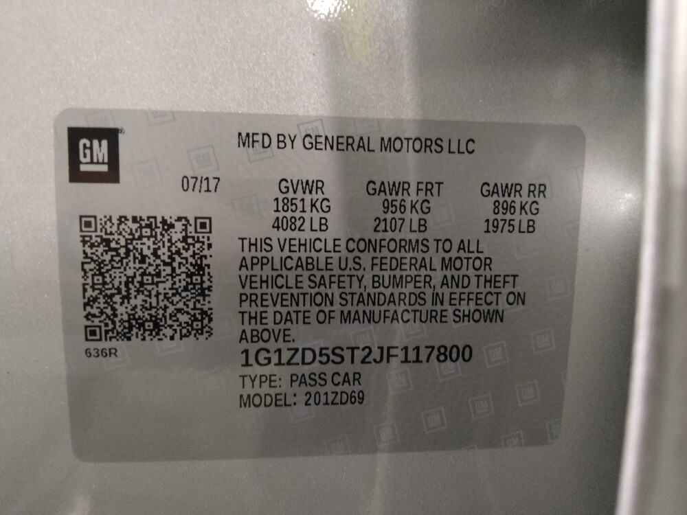 2018 Chevrolet Malibu in Lewisville, TX 75067 - 18120947 33