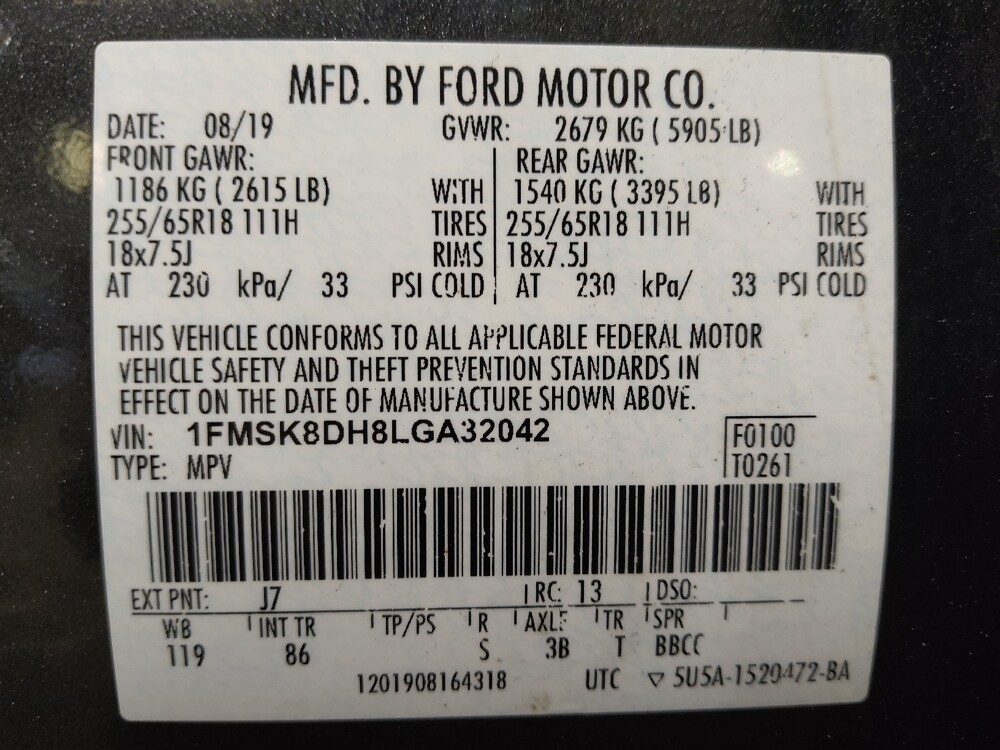 2020 Ford Explorer in Kissimmee, FL 34744 - 18120950 33