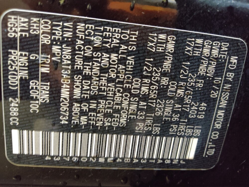 2021 Nissan Rogue in Greenville, NC 27834 - 18120966 33