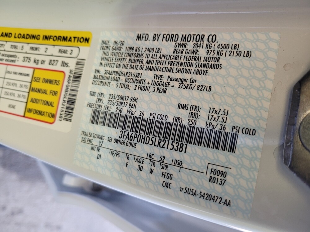 2020 Ford Fusion in Columbus, OH 43228 - 18120971 33