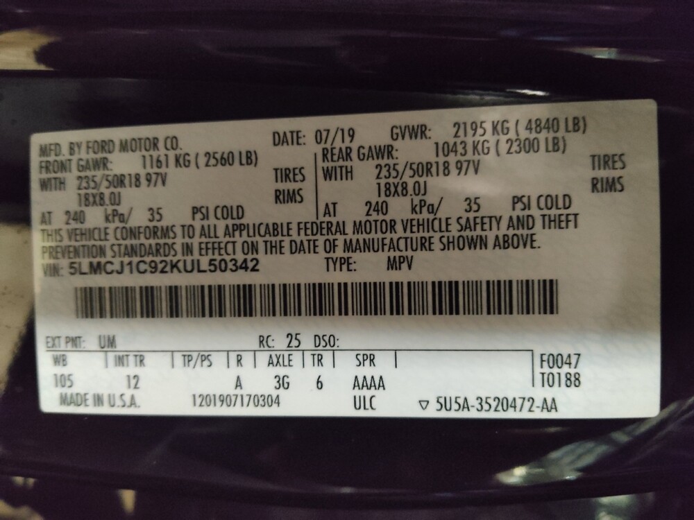 2019 Lincoln MKC in Orlando, FL 32808 - 18120975 33