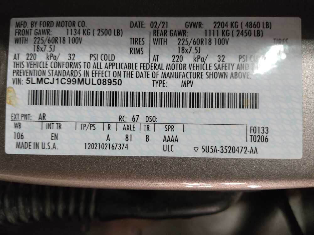 2021 Lincoln Corsair in Lewisville, TX 75067 - 18120982 33