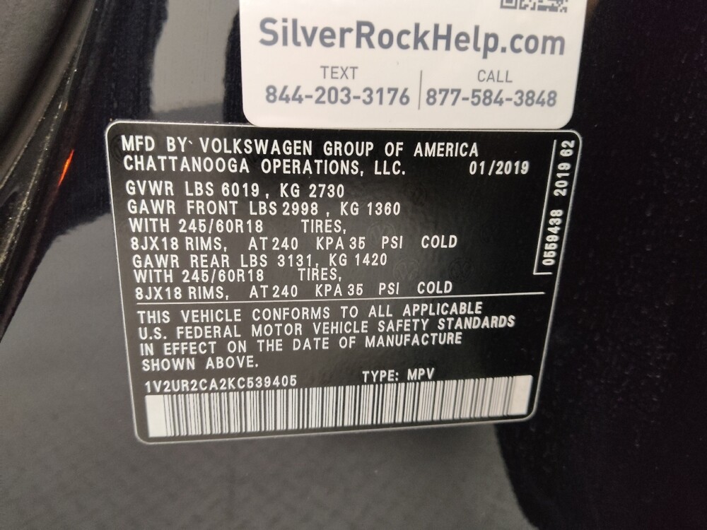 2019 Volkswagen Atlas in Gladstone, MO 64118 - 18120993 33