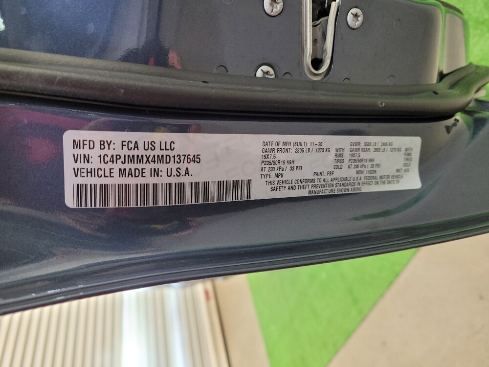 2021 Jeep Cherokee in Maple Heights, OH 44137 - 18121003 33