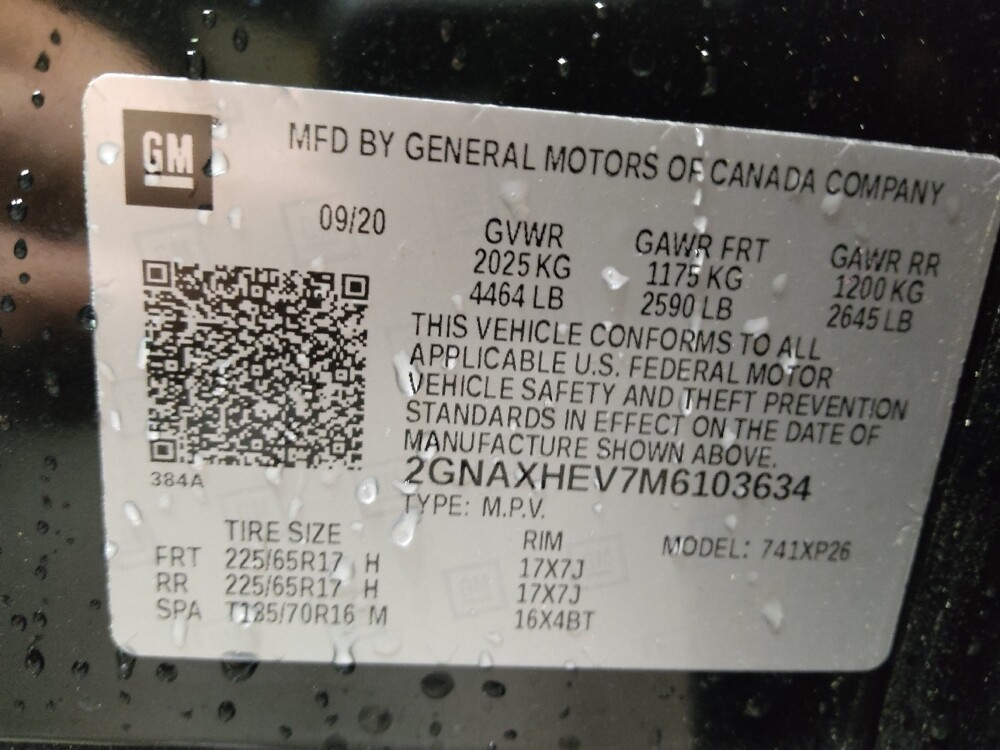 2021 Chevrolet Equinox in Fayetteville, NC 28304 - 18121013 33