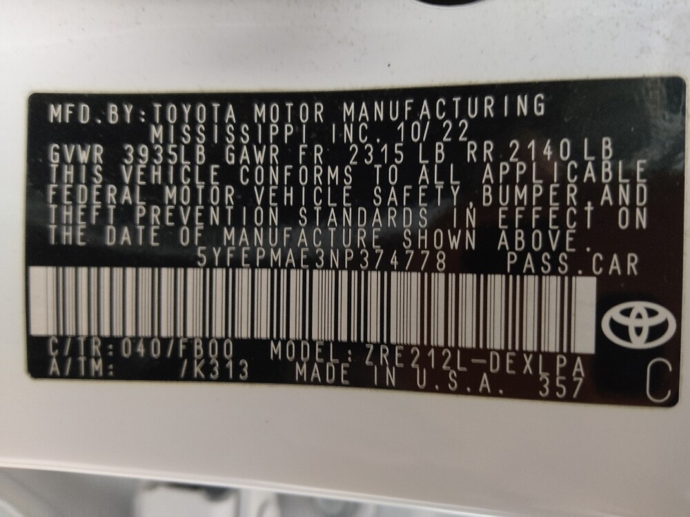 2022 Toyota Corolla in Albuquerque, NM 87123 - 18121018 33