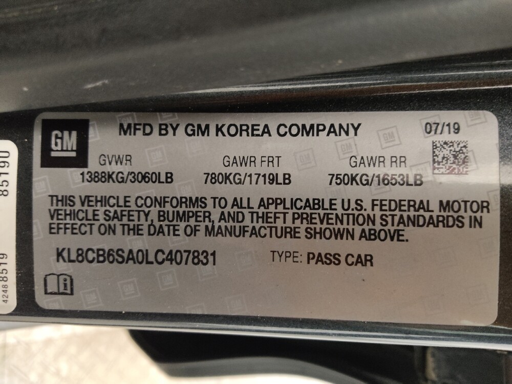 2020 Chevrolet Spark in Lakewood, CO 80215 - 18121019 33