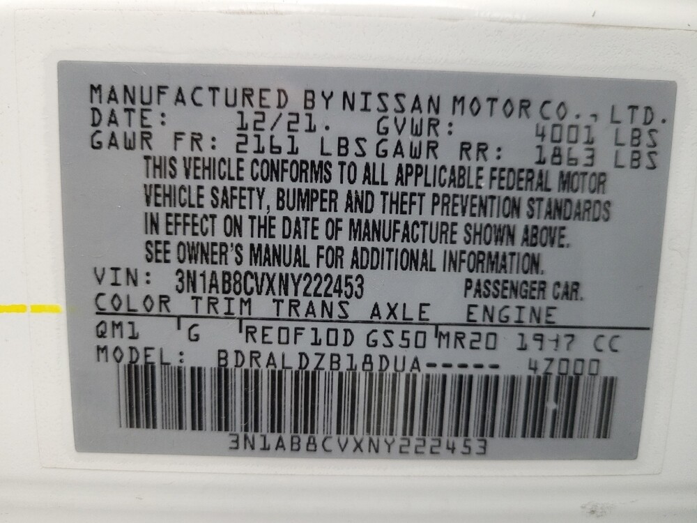 2022 Nissan Sentra in Tucson, AZ 85705 - 18121027 33