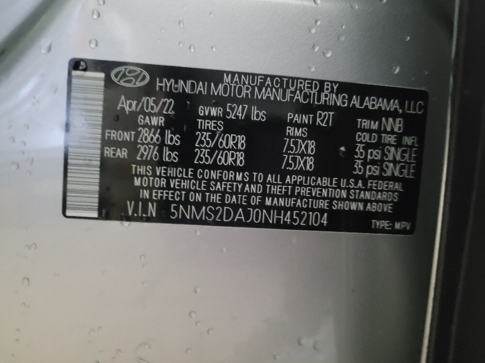 2022 Hyundai Santa Fe in Conyers, GA 30094 - 18121041 33