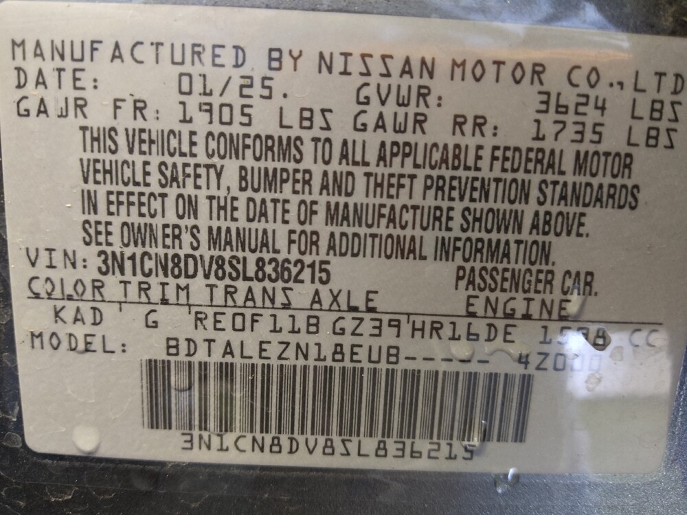 2025 Nissan Versa in Chandler, AZ 85225 - 18121044 33