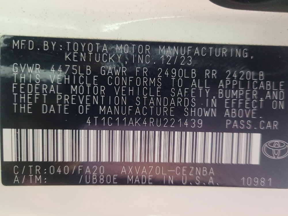 2024 Toyota Camry in Birmingham, AL 35215 - 18121045 33