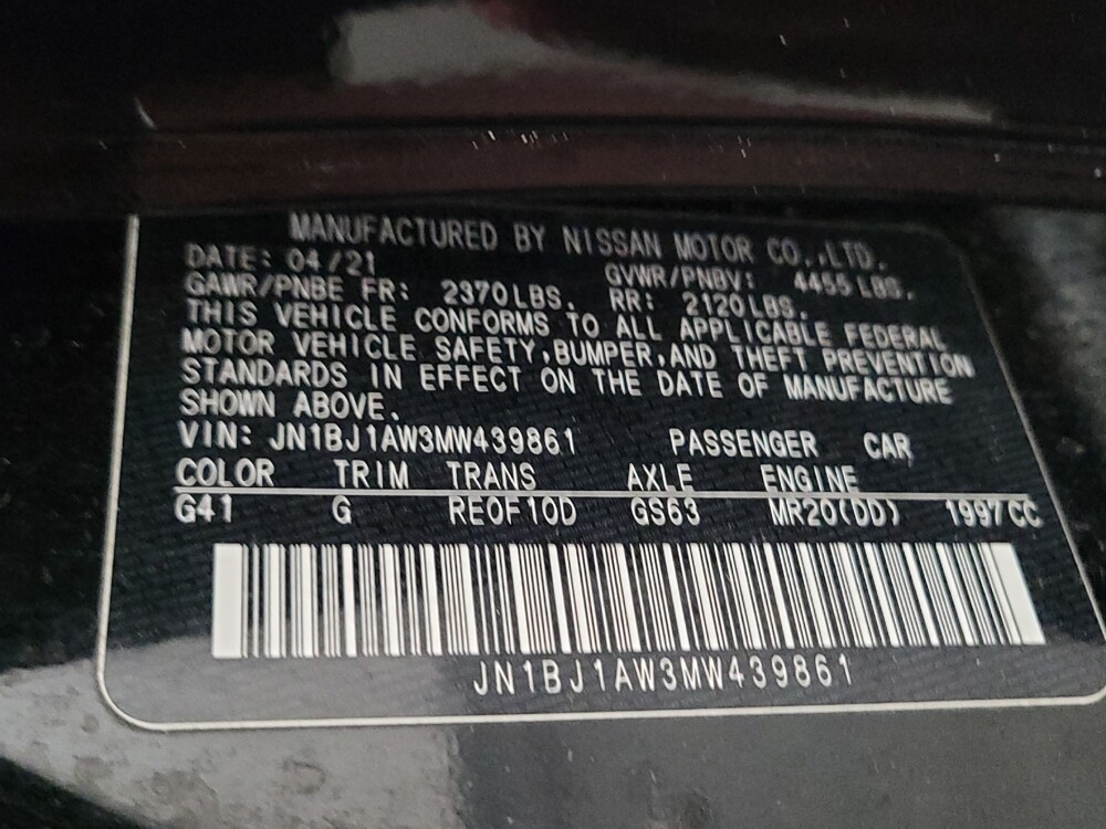 2021 Nissan Rogue Sport in Downey, CA 90241 - 18121051 33